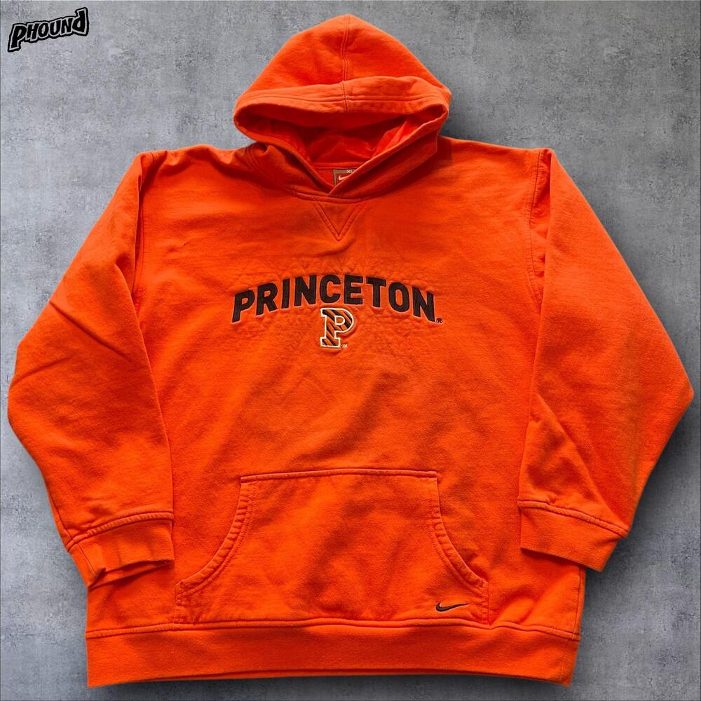 Princeton Tigers Hoodie Sweatshirt Youth XL Orange NCAA Nike College Pullover